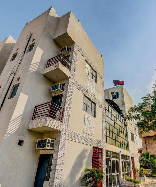 A picture of HMR hostel building